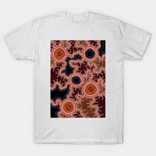 Aboriginal Art - Pathways 2 T-Shirt